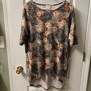 LuLaRoe Multicolor Floral Irma Top